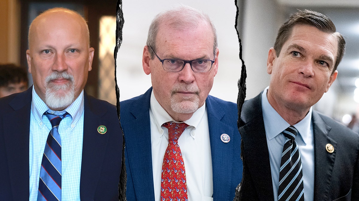 A photo of Reps. Chip Roy, Morgan Griffith, and Austin Scott.