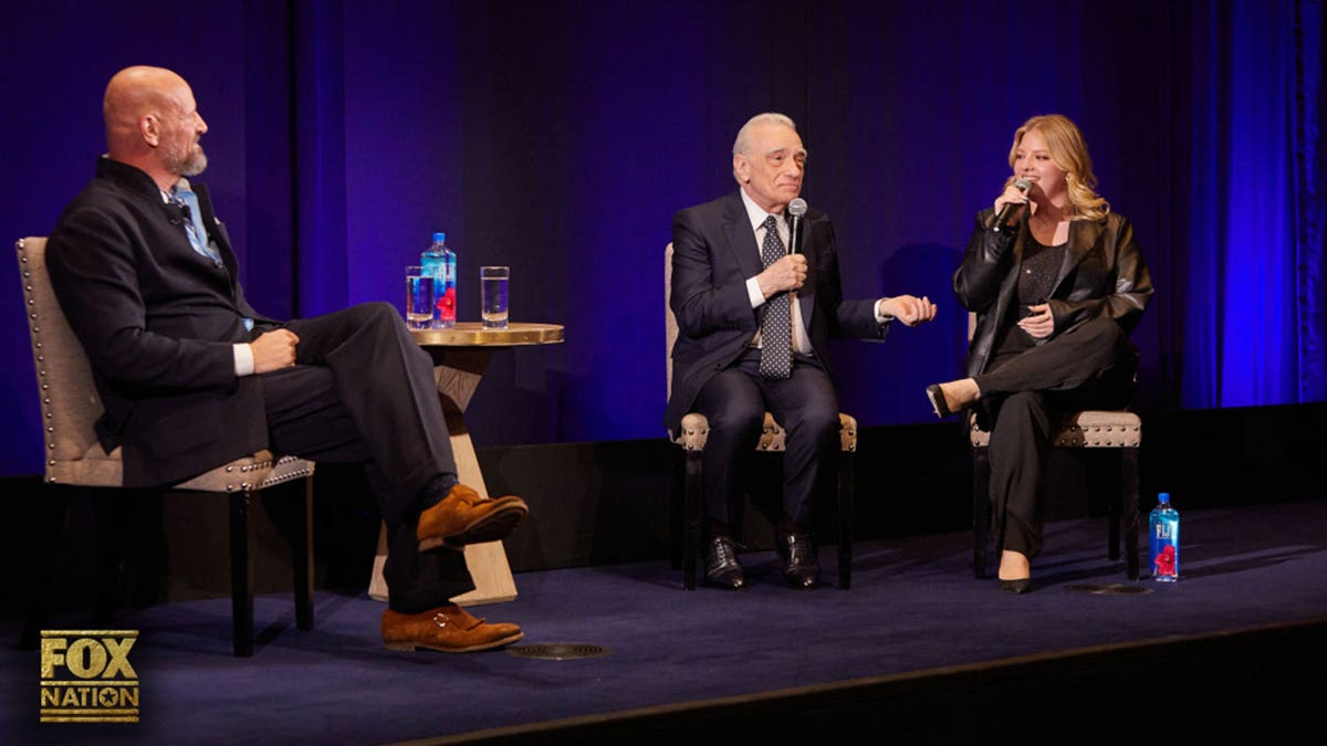 Matti Leshem, Martin Scorsese and Francesca Scorsese 