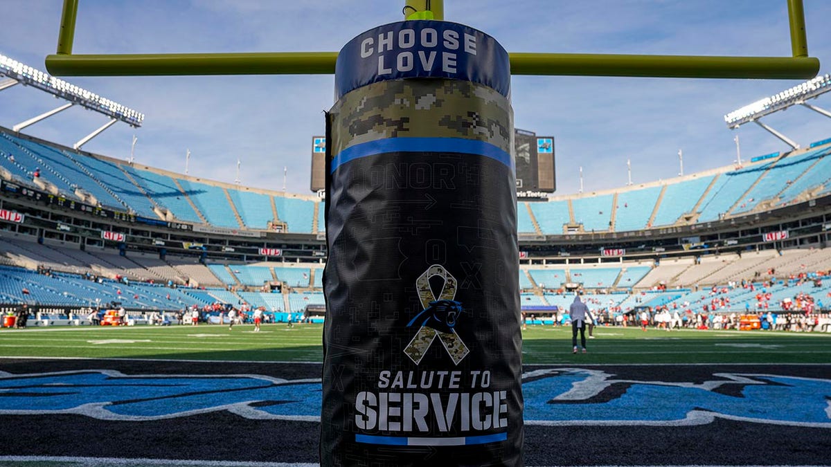 NFL Salute to Service signage
