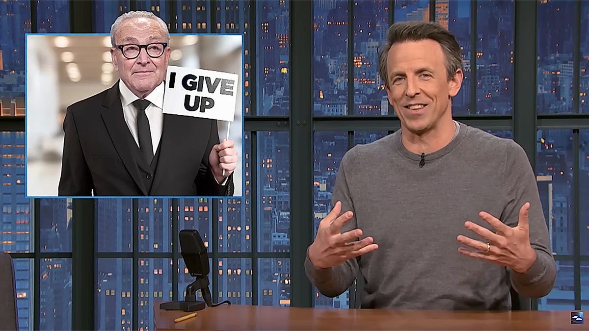 Late-night host Seth Meyers