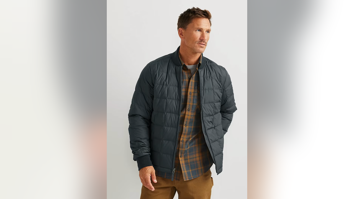 This jacket is perfect for transitional weather.
