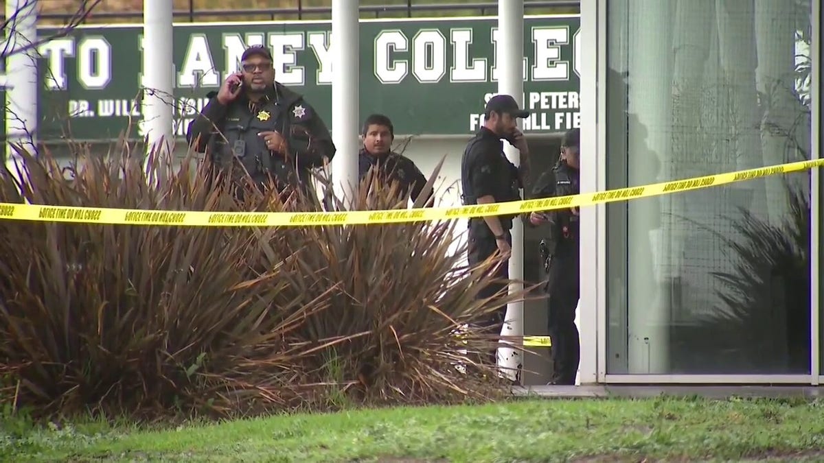 At least one person was shot after a gunman opened fire Thursday at Laney College in Oakland, California.