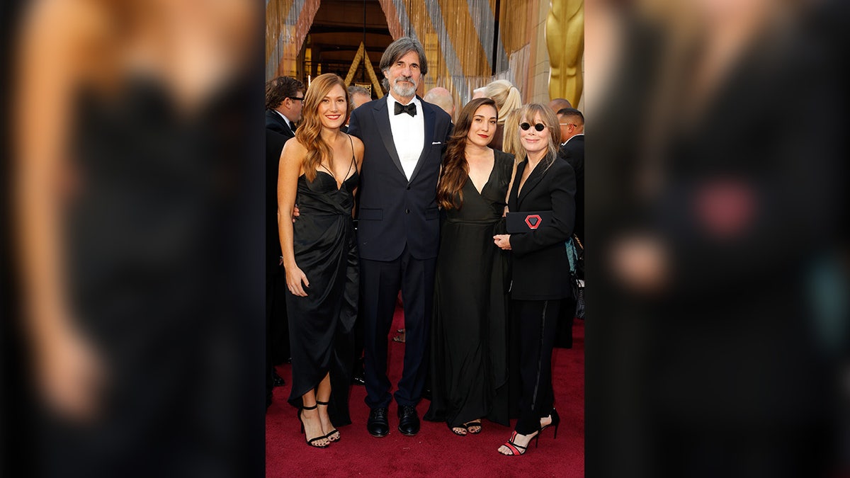 Sissy Spacek at the Oscars with her family