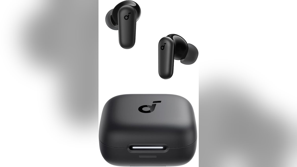 Cancel out background noise with Soundcore earbuds. 
