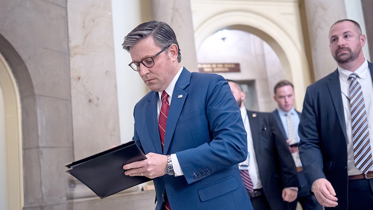 House Speaker Mike Johnson on Capitol Hill
