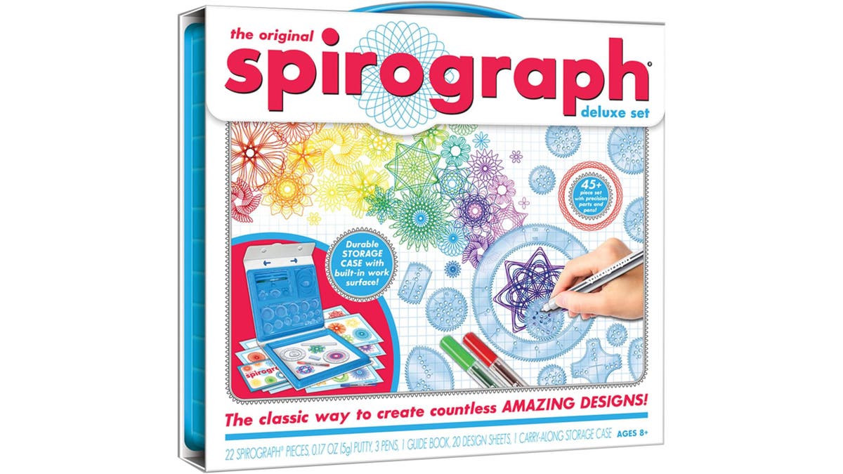 Create endless designs with this fun, classic kit.