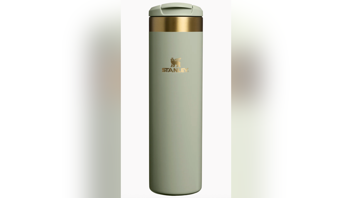 Keep beverages cold or hot in this sleek tumbler.