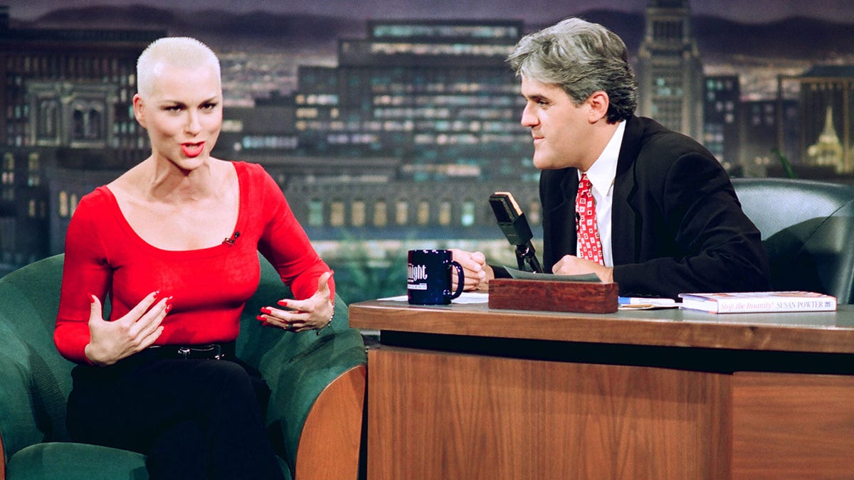 Susan Powter on the Tonight Show with Jay Leno in 1993
