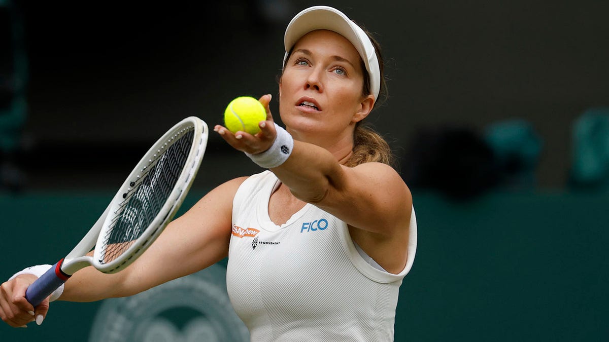 Danielle Collins at Wimbledon