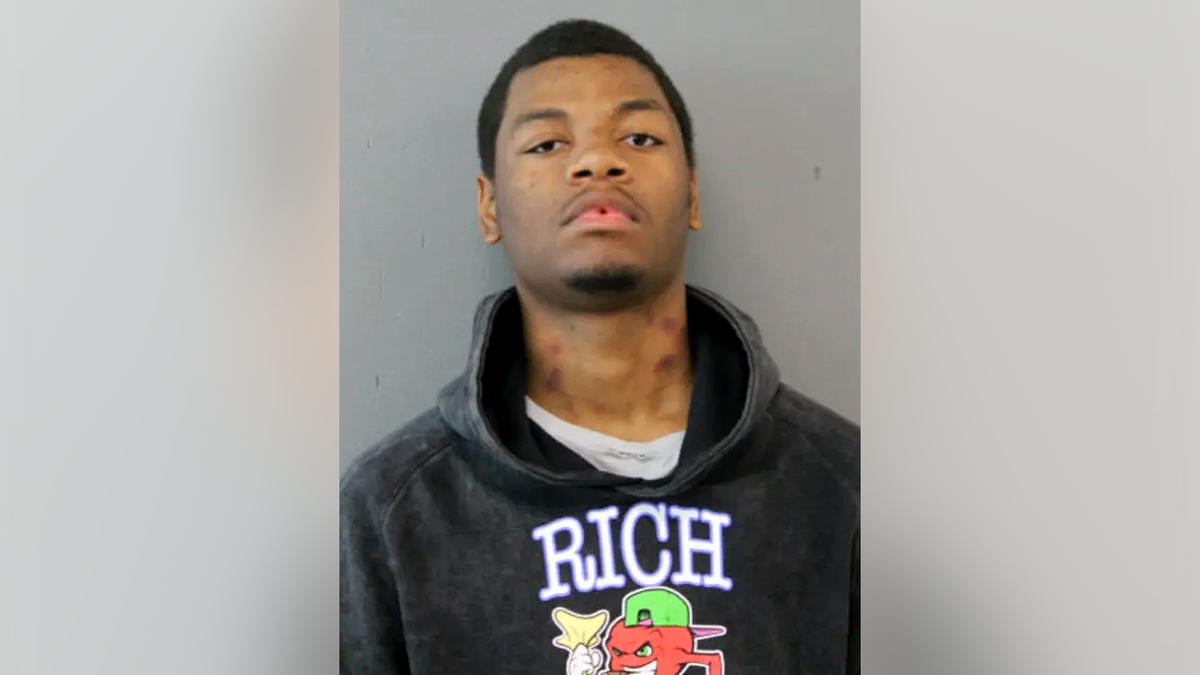 Trevon Robinson in a booking photo from the Chicago Police Department in July 2024.