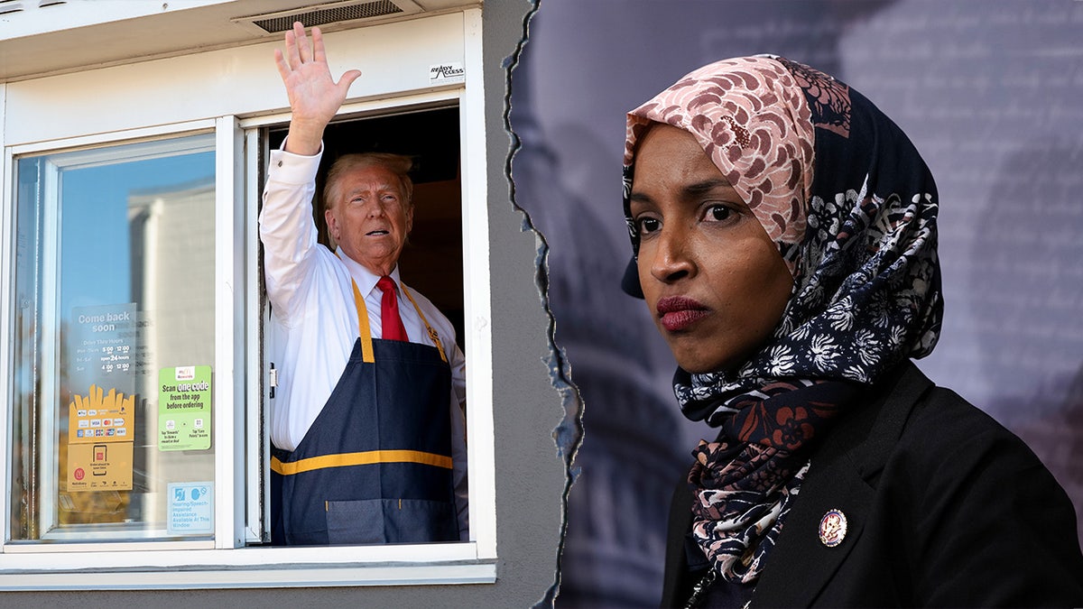 Trump and Ilhan Omar