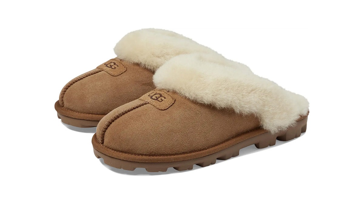 These slippers are designed to keep feet warm in cold weather. 