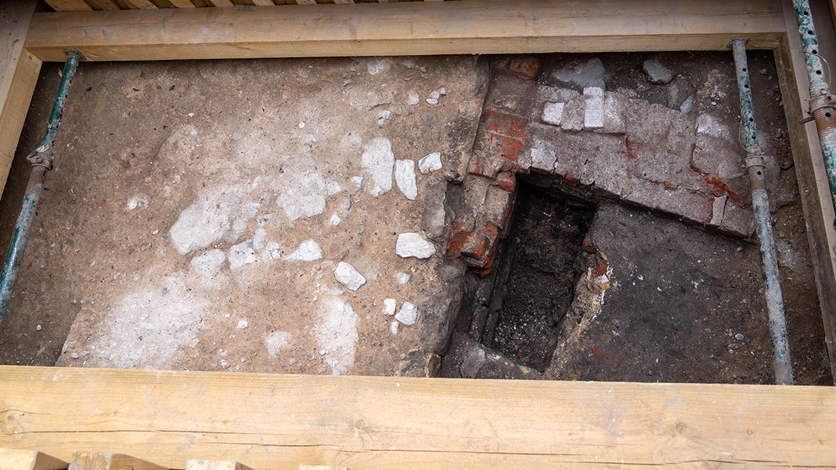 The remains of Lesser Hall