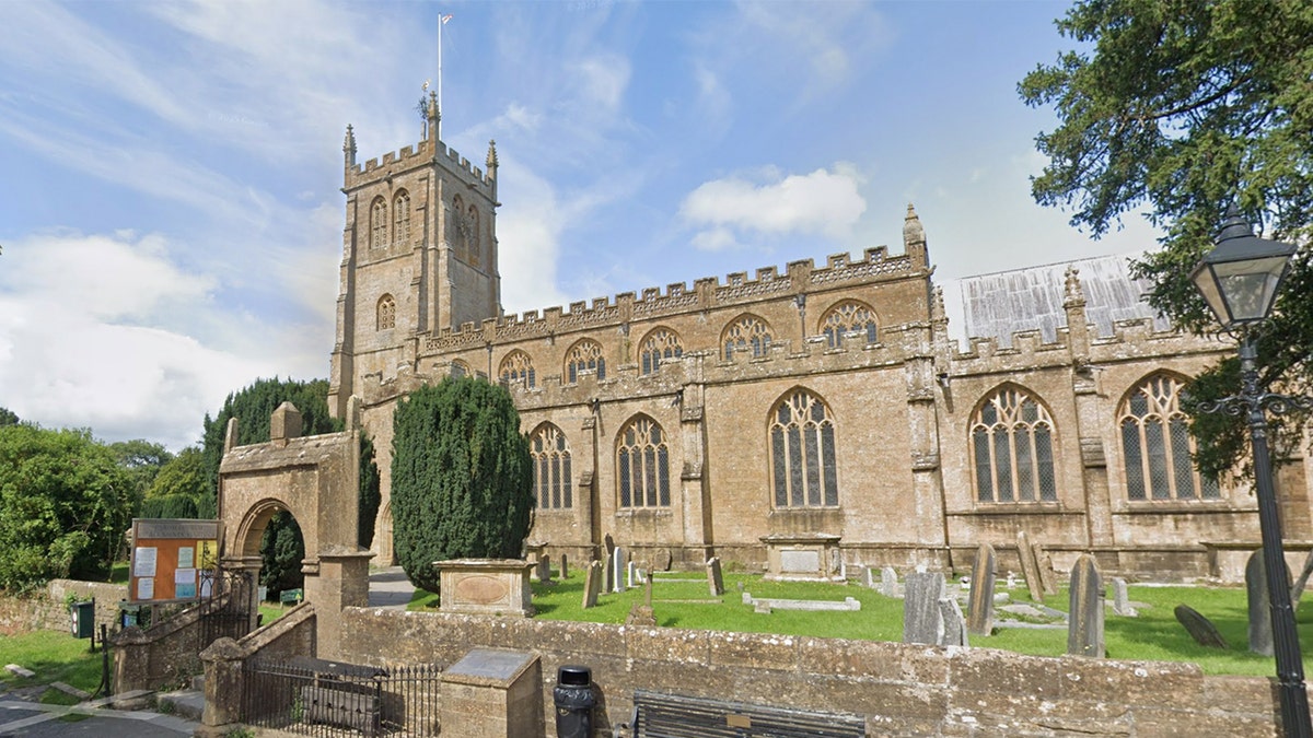 Google street view of All Saints Church in Martock