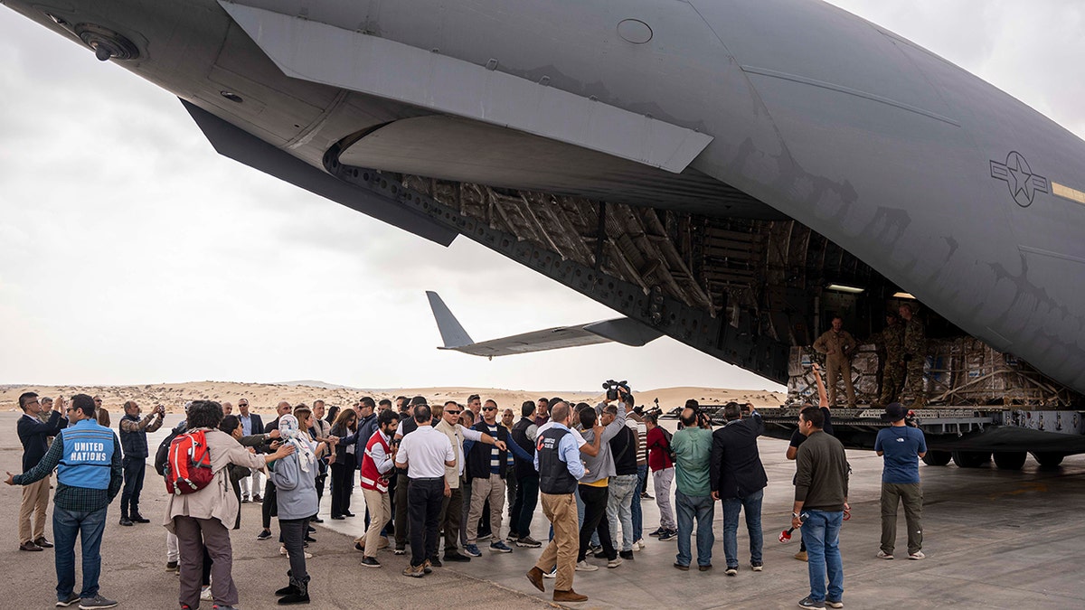 USAID delivers foreign aid for Gazans.