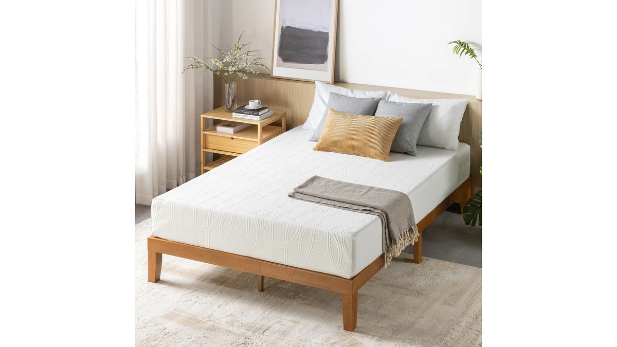 This foam mattress is all about comfort and support.