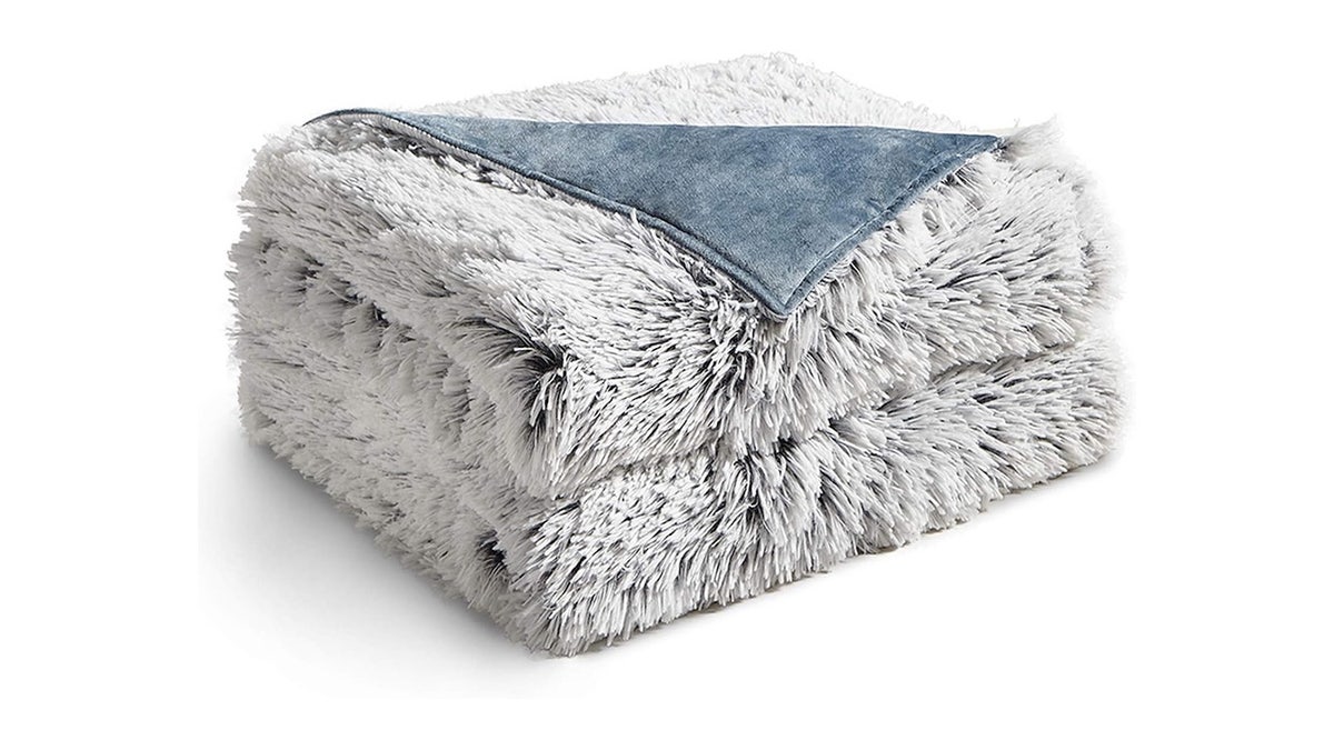 Relax with this weighted blanket.