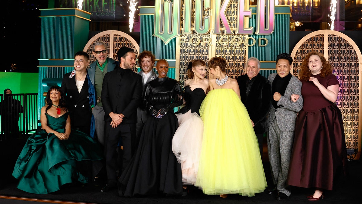 The cast of "Wicked" at the NYC premiere