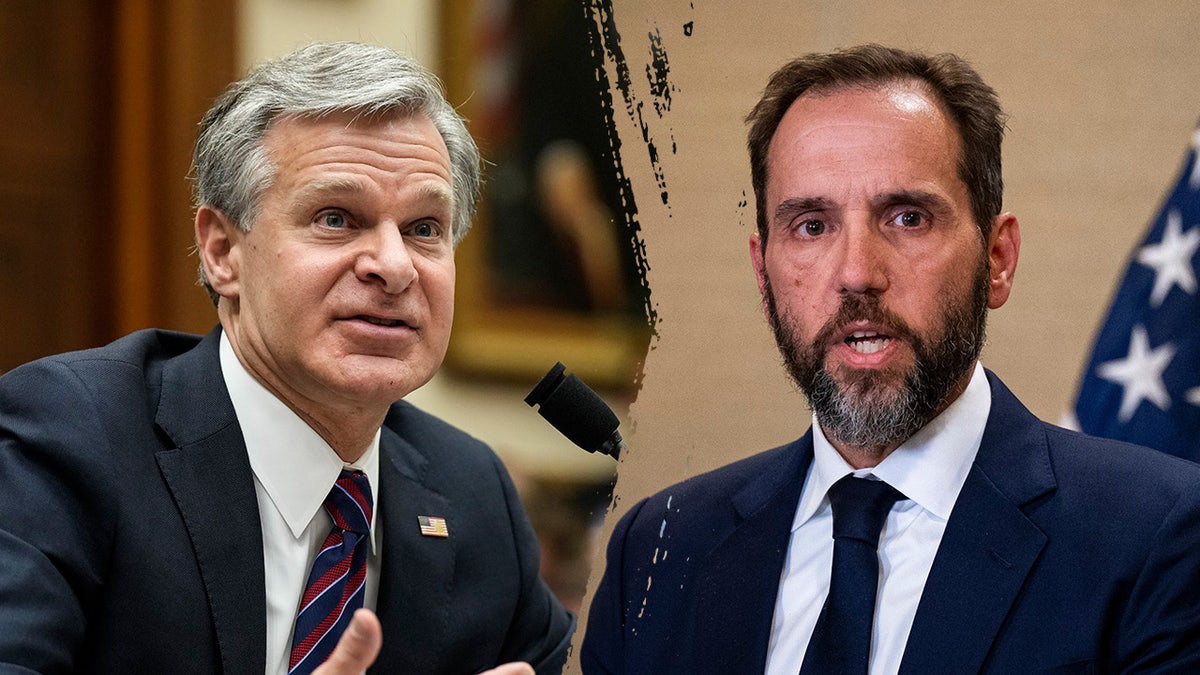 Former FBI Director Christopher Wray and Jack Smith split