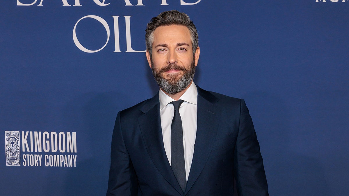 Actor Zachary Levi poses for photos on the red carpet at the Kansas City special screening of Sarah’s Oil.