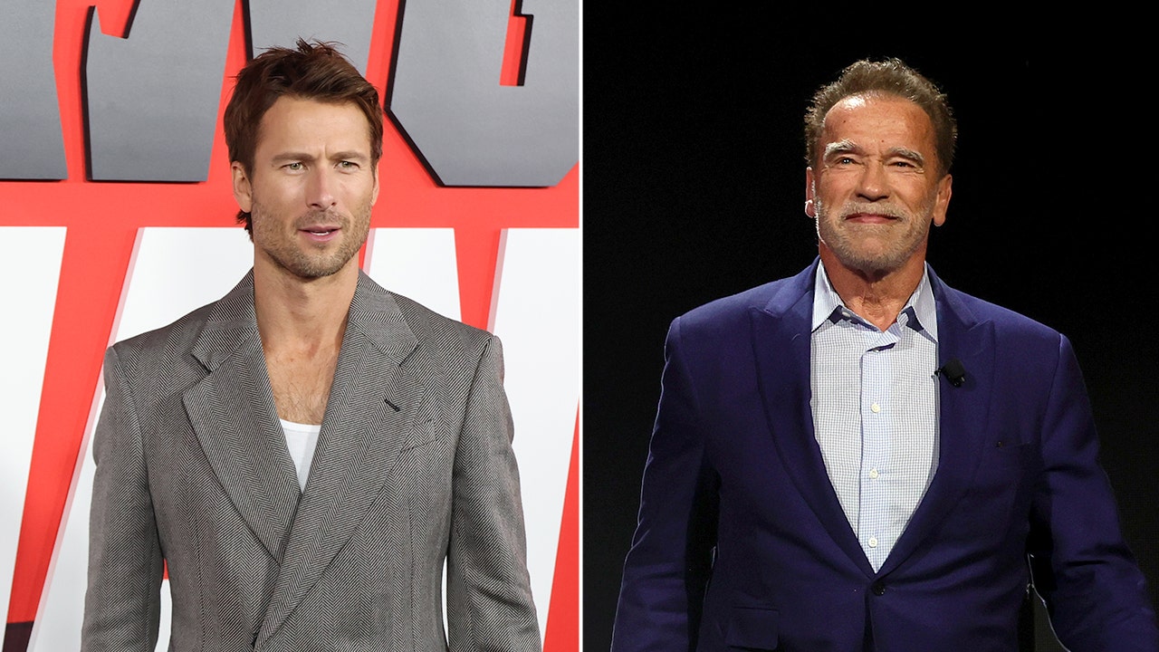 Glen Powell gets action movie advice from Schwarzenegger for 'The