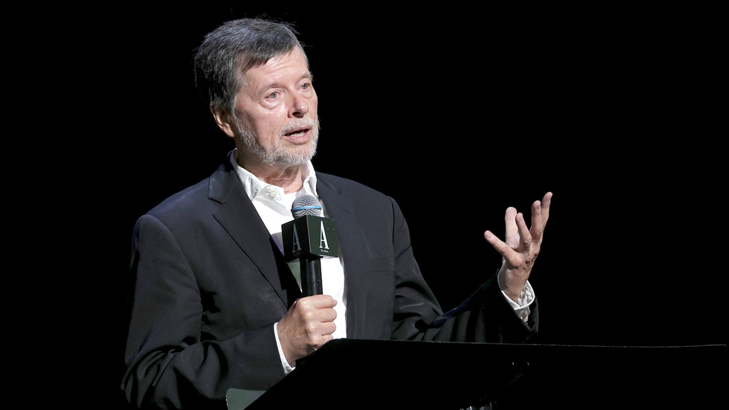 Ken Burns speaking at an event in New York City