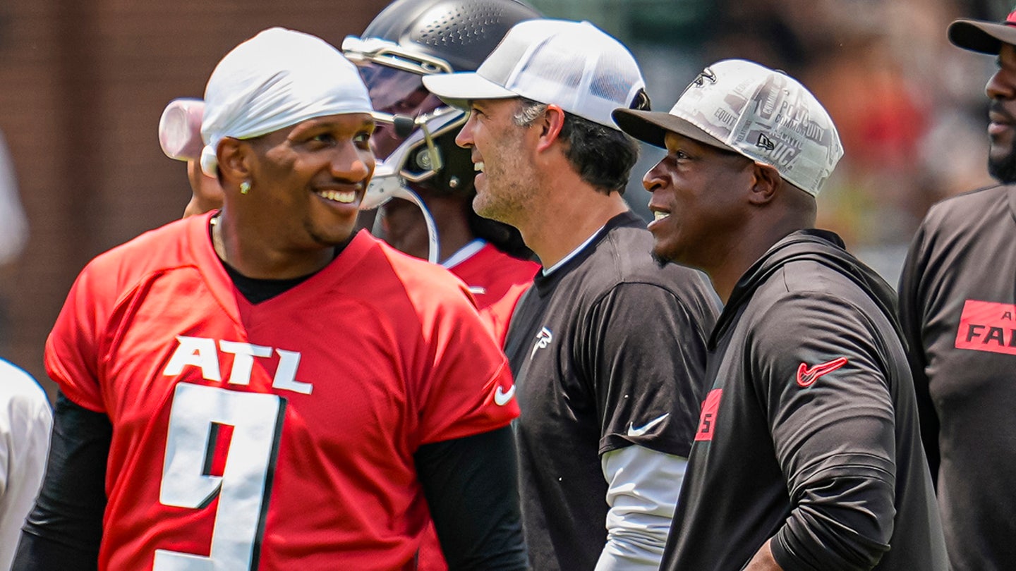 Falcons coach Raheem Morris defends Michael Penix Jr after viral clip: 'Feel bad for the kid'