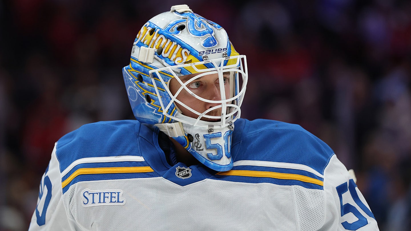 Blues goalie Jordan Binnington addresses viral puck prank after Alex Ovechkin's milestone goal
