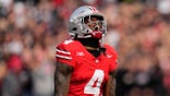 Jeremiah Smith reacts on field
