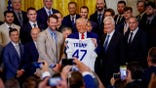 Donald Trump with Dodgers
