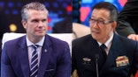 U.S. Secretary of War Pete Hegseth and China's Defense Minister Dong Jun