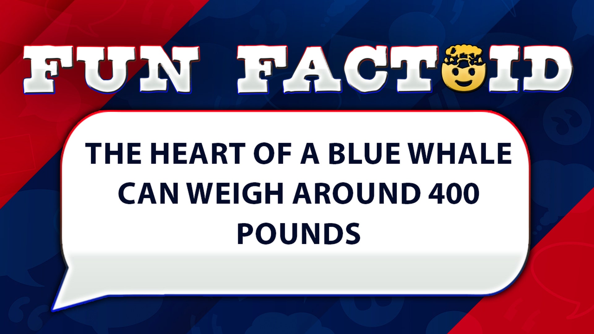 The heart of a blue whale can weigh around 400 pounds