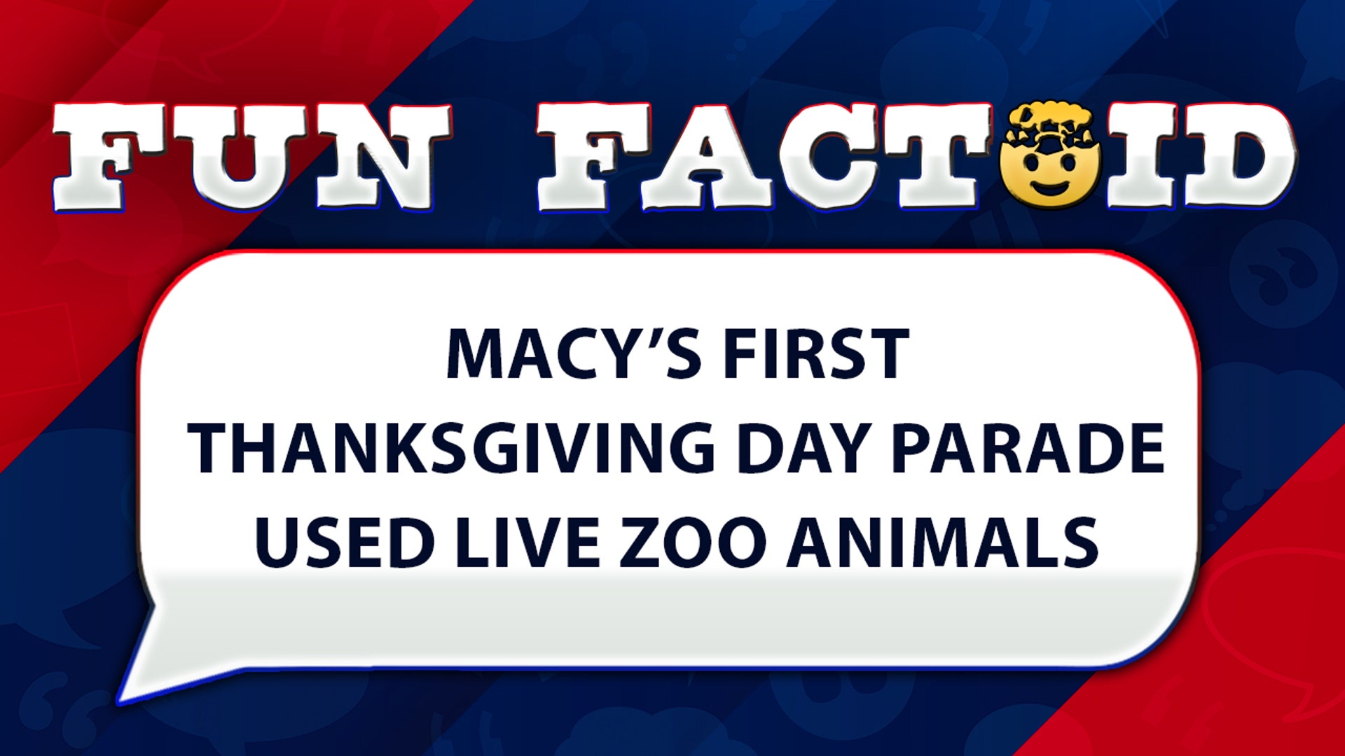 Macy’s first Thanksgiving Day Parade used live zoo animals