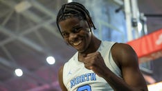 North Carolina's Caleb Wilson dunks on 6-foot-11 defender