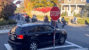 Cops slam brakes on 50 to 100 person illegal street takeover, arrest five people - Fox News