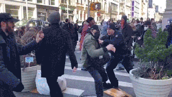Anti-ICE agitators battle police in Lower Manhattan standoff, streets in disarray - Fox News