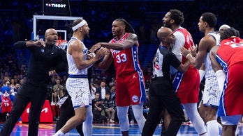 Magic, 76ers players get into shoving contest during NBA Cup game