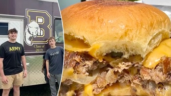 Teenage entrepreneur honors veterans, service members with free burgers all year: 'I love giving back'