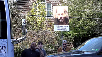 Protester trolls Spanberger with transgender pedophile's mugshot as he's due in nearby court