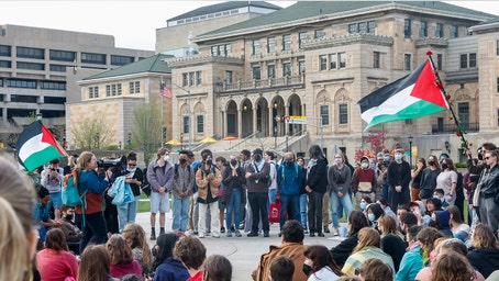 Students find more violent imagery near University of Wisconsin campus after anti-ICE displays probed