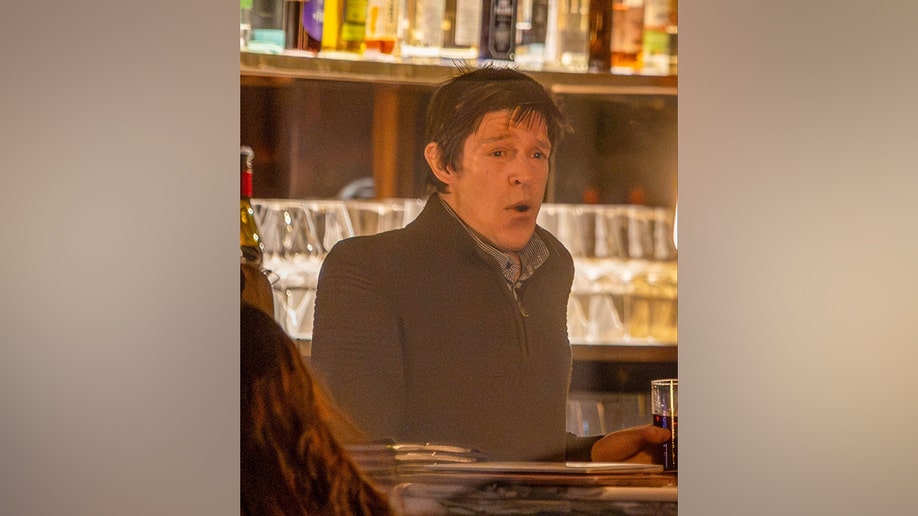 Christopher Brosnan inside restaurant.