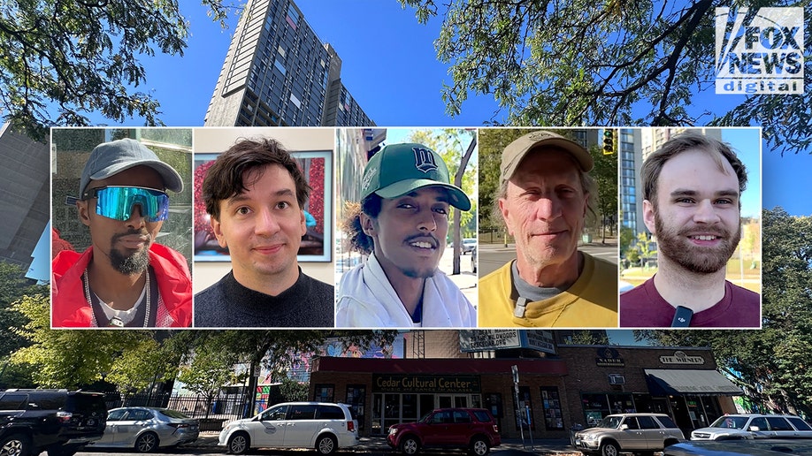Composite of Minneapolis residents interviewed in Cedar-Riverside neighborhood