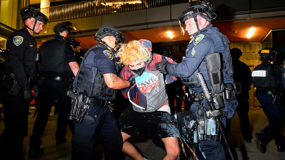 Fight breaks out near UC Berkeley before Turning Point USA tour finale | Fox News