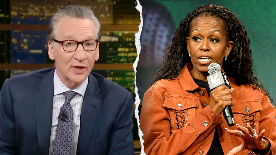Liberal comedian Bill Maher slammed Michelle Obama's claim that America isn't ready for a woman president, calling her comments "logical fallacy 101" on HBO's "Real Time."