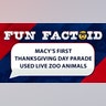 Macy’s first Thanksgiving Day Parade used live zoo animals