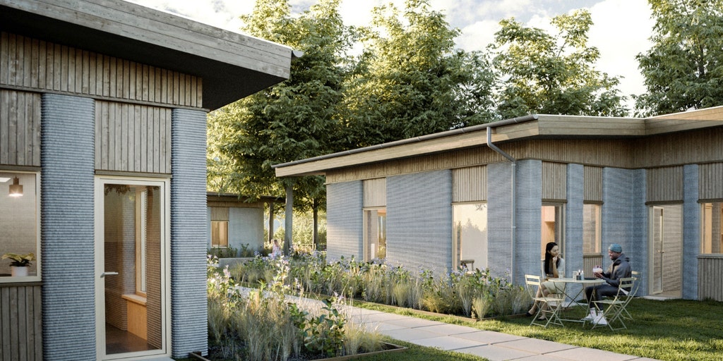 3D-printed housing project for student apartments takes shape