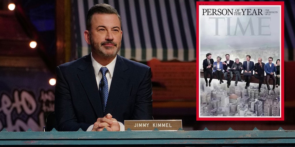 foxnews.com - Marc Tamasco - Jimmy Kimmel tears into Time's AI-focused Person of the Year cover featuring Musk, Altman and other tech CEOs