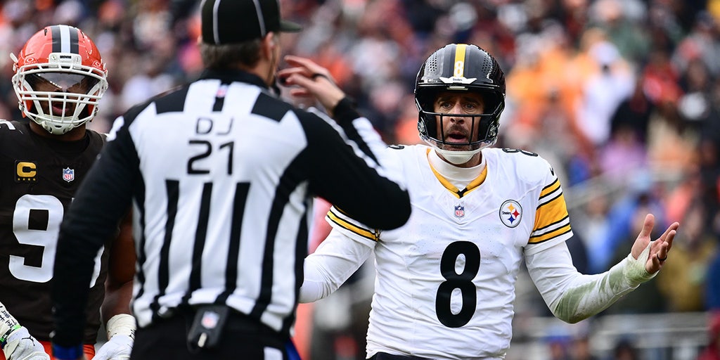 Steelers' Aaron Rodgers gives blunt reaction to controversial no call in loss to Browns