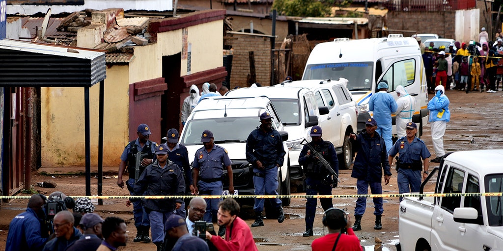Manhunt underway in South Africa after gunmen open fire at tavern, killing 9 and wounding 10