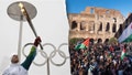 Police in Italy stop pro-Palestinian protesters from disrupting Olympic torch relay - Fox News
